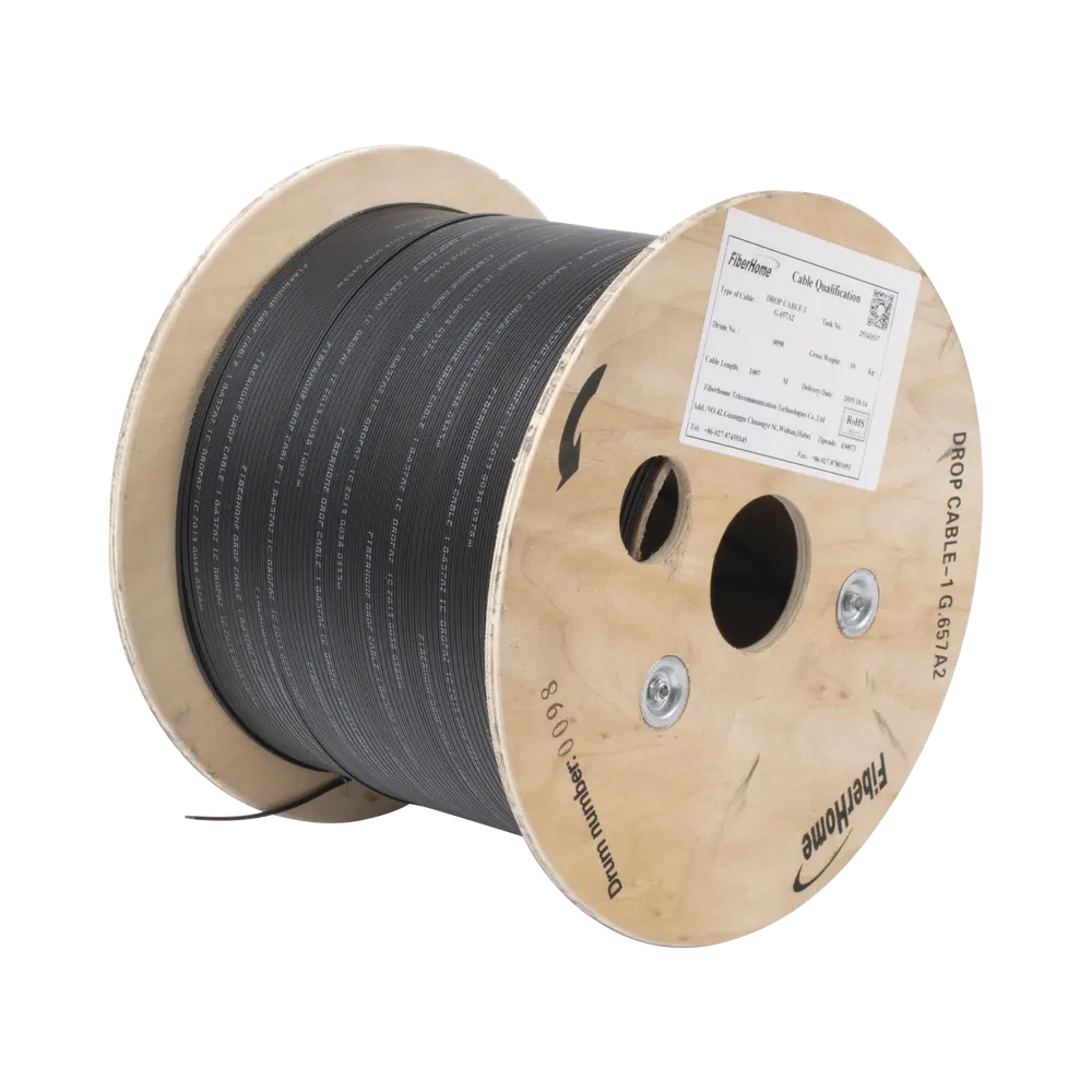 Fibra Óptica DROP 1 Hilo 1KM G657A2 (FIBERHOME)